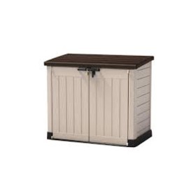 Keter Cobertizo SIO Max 145,5x82x125 cm y 1200 Litros - Marrón