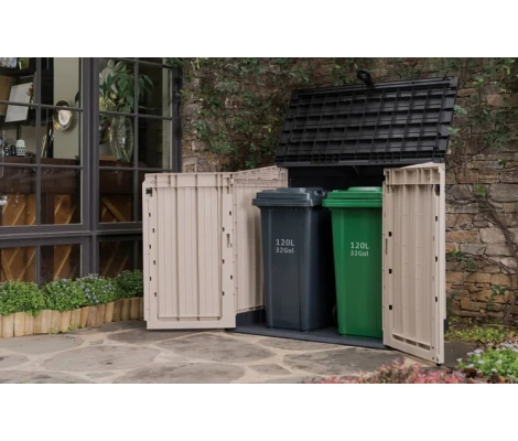 Cobertizo Keter Sio Midi 880 Litros 132 x 71,5 x 113,5 cm Marrón