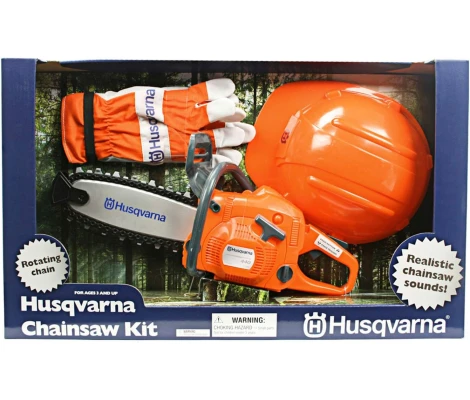Husqvarna Kit Motosierra De Juguete Casco y Guantes