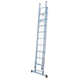 Escalera Aluminio Extensible Con Cuerda 14 Peldaños 4x4 Orework