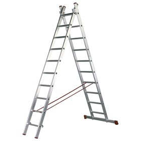 Escalera Aluminio Extensible Doble 17 Peldaños 5x5 Orework