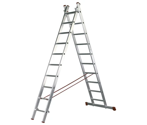 Escalera Aluminio Extensible Doble 17 Peldaños 5x5 Orework