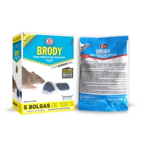 Raticida Cebo Fresco 003 Brody 5 Bolsas 100 g