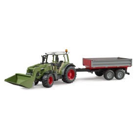 Bruder Fendt Vario 211 Con Cargador Frontal y Remolque
