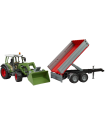 Bruder Fendt Vario 211 Con Cargador Frontal y Remolque