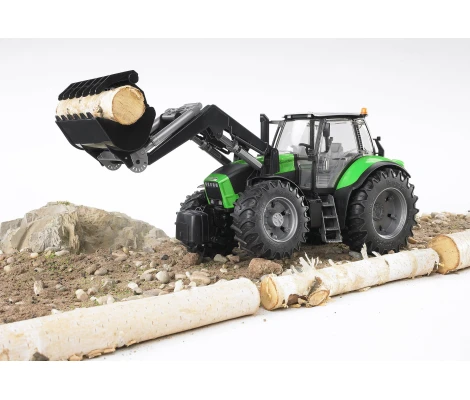 Bruder Tractor Deutz Agrotron X720 Con Cargador Frontal