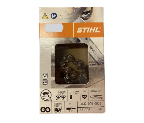 Cadena Motosierra STIHL 3/8" Picco Duro 3 WIDIA 50 Eslabones STIHL 36120000050