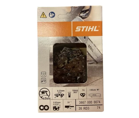 Cadena Motosierra STIHL 325" Rapid Duro 3 WIDIA 74 Eslabones STIHL 36670000074