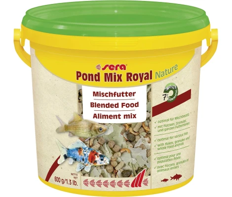 Sera Pond Mix Royal Nature Alimento Para Peces