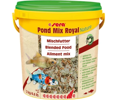 Sera Pond Mix Royal Nature Alimento Para Peces