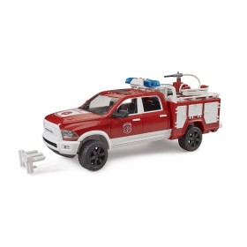 Bruder Camión De Bomberos RAM 2500 Con Módulo De Luces y Sonido