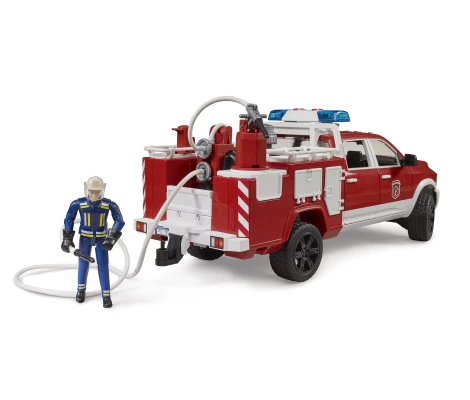 Bruder Camión De Bomberos RAM 2500 Con Módulo De Luces y Sonido