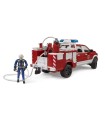 Bruder Camión De Bomberos RAM 2500 Con Módulo De Luces y Sonido