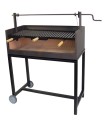 Barbacoa Con Ladrillo Refractario y Parrilla Esmaltada 149X45X102 cm Imex El Zorro