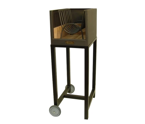 Barbacoa Leñero con Ladrillo Refractario 33X45X102 cm Imex El Zorro