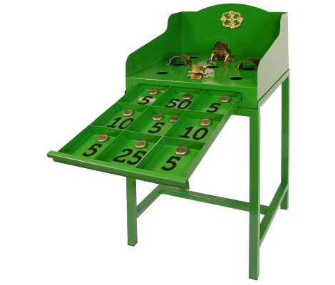 Mesa Juego Rana Metálico 51X51X116 cm Imex El Zorro