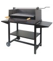 Barbacoa Con Elevador Bandejas Metálicas y Parrilla Inox 72X40X100 cm Imex El Zorro
