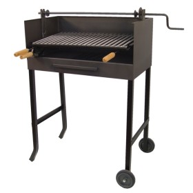 Barbacoa Con Elevador y Parrilla Inox 72X40X107 cm Imex El Zorro