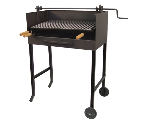 Barbacoa Con Elevador y Parrilla Inox 72X40X107 cm Imex El Zorro