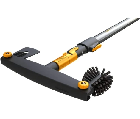 Fiskars Limpiador De Canalones QuikFit Con Mango Telescópico L