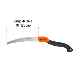 Serrucho Plegable 10" Hoja Curva 5 DPP Mango Plástico Truper