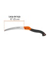 Serrucho Plegable 10" Hoja Curva 5 DPP Mango Plástico Truper