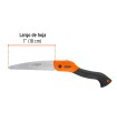 Serrucho Plegable 7" Hoja Recta 11 DPP Mango Plástico Truper