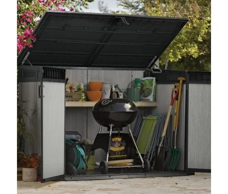 Keter Cobertizo De Exterior Grande Store 190,5x109,3x132,5 cm 2000 L Deco Gris
