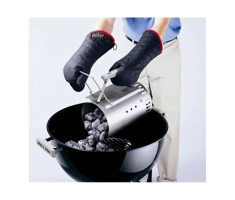 Weber Set Chimenea De Encendido + 2 Kg De Briquetas + 3 Pastillas De Encendido Blancas