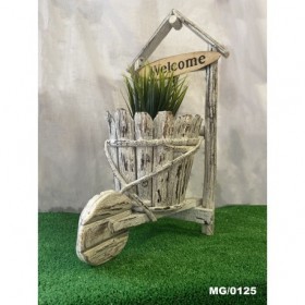 Maceta Decorativa De Madera