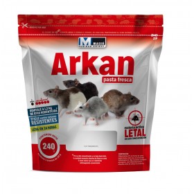 Topicida Raticida Arkan Veneno Topos Alfacloralosa 200 g