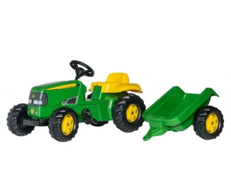 Rolly Toys Tractor De Pedales JOHN DEERE Con Remolque
