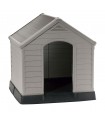 Keter Caseta Perro Resina Dog Kennel Gris 95x99x99 cm