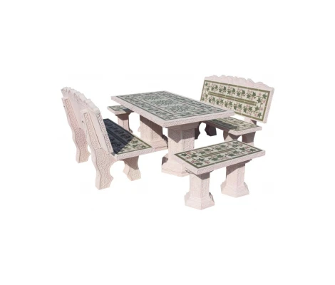 Framusa Conjunto Comedor Moresco Zahar Salmon