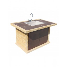 Framusa Mesa Auxiliar Barbacoa Barolina Zinc Ocre