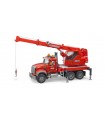 Bruder Camión Mack Con Grua