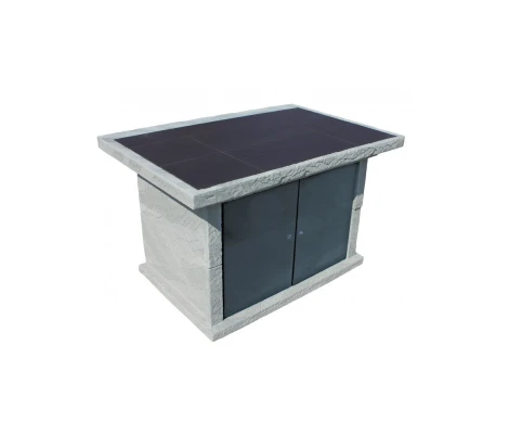 Framusa Mesa Auxiliar Barbacoa Bargarert  Vulcan Natural Cemento