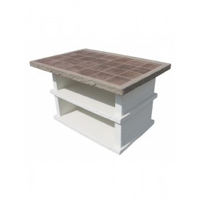 Framusa Mesa Auxiliar Barbacoa Joker Lounge Topo Marfil