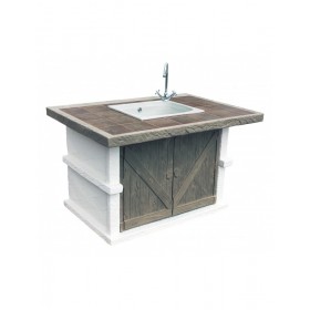 Framusa Mesa Auxiliar Barbacoa Robin Loungue Topo Marfil