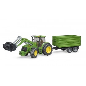Bruder Tractor John Deere 7930 Con Pala y Remolque