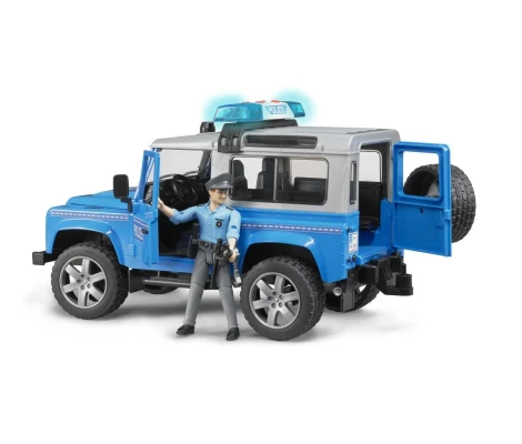 Bruder Land Rover Defender Station Wagon Policía