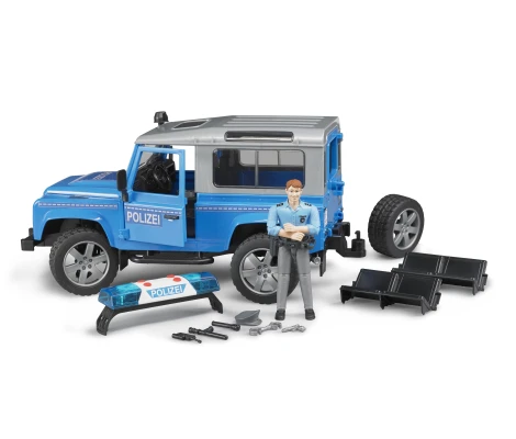 Bruder Land Rover Defender Station Wagon Policía