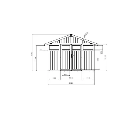Caseta De PVC Grosfillex Utility 7,5 m2