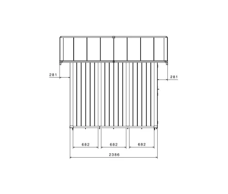 Caseta De PVC Grosfillex Utility 7,5 m2