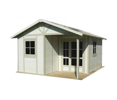 Caseta De PVC Grosfillex Déco 20B Blanco Gris Verde 20m2