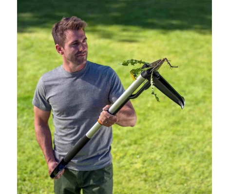 Fiskars Extractor De Malas Hierbas Telescópica SmartFit ™ 4 Dientes