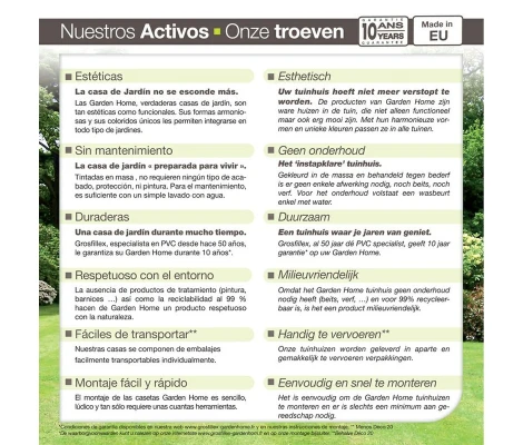 Caseta De PVC Grosfillex Utility 4,9 m2