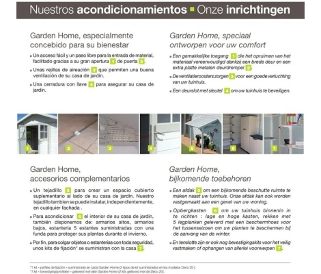 Caseta De PVC Grosfillex Utility 4,9 m2