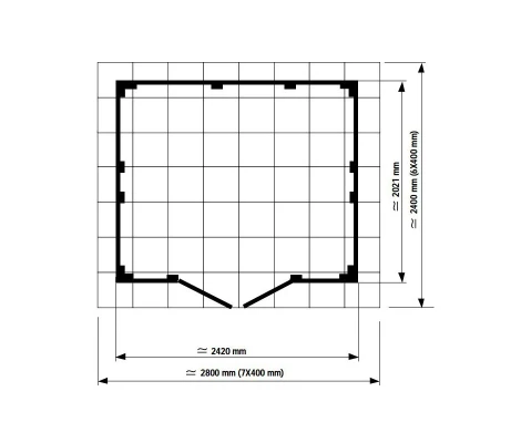 Caseta De PVC Grosfillex Déco 4,9 m2