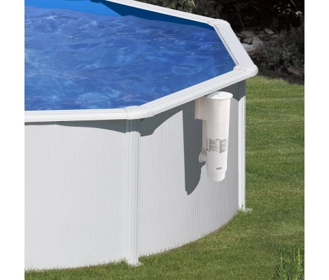 Gre Piscina  Bora Bora Ovalada De Acero Blanco